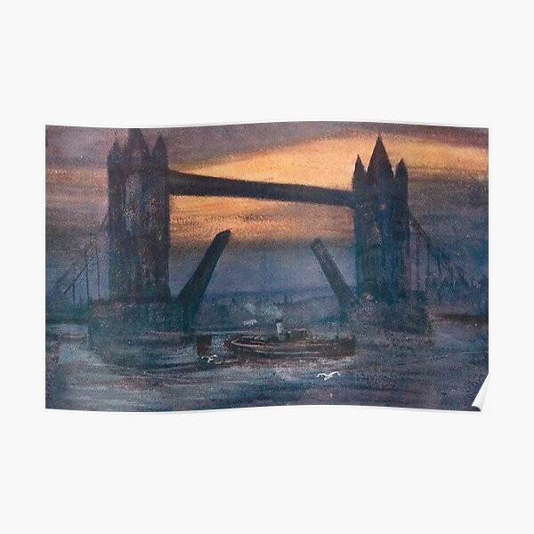 Designart TAP10183-80-68  Beautiful View of Tower Bridge London Cityscape Blanket Décor Art for Home and Office Wall Tapestry x Large x 68 in 80 in Created On Lightweight Polyester Fabric 