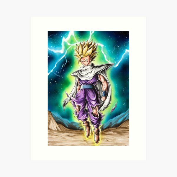 Dragon Ball z Manga page - Gohan Art Board Print by Hierax