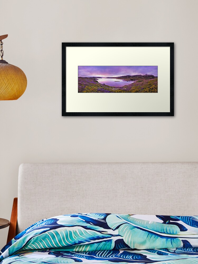 Thumbnail 2 of 7, Framed Art Print, Rocky Valley Lake, Falls Creek, Victoria, Australia designed and sold by Chockstone.