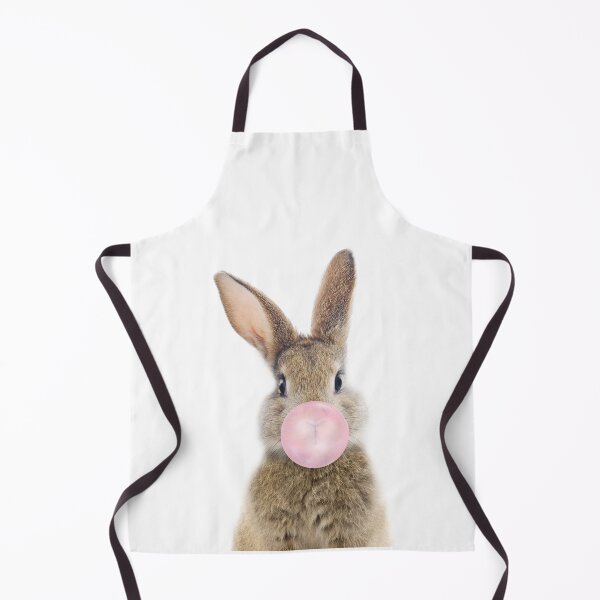 Item preview, Bunny Blowing Bubble Gum, Nursery Print by Zouzounio Art designed and sold by zouzounioart.