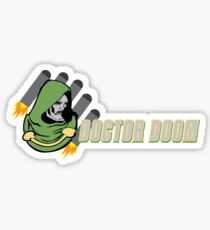 You are beneath DOOM Sticker