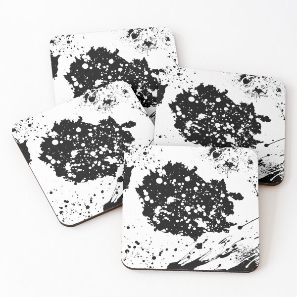 Item preview, Black and White Paint Splatter | Design designed and sold by WordsToArt.