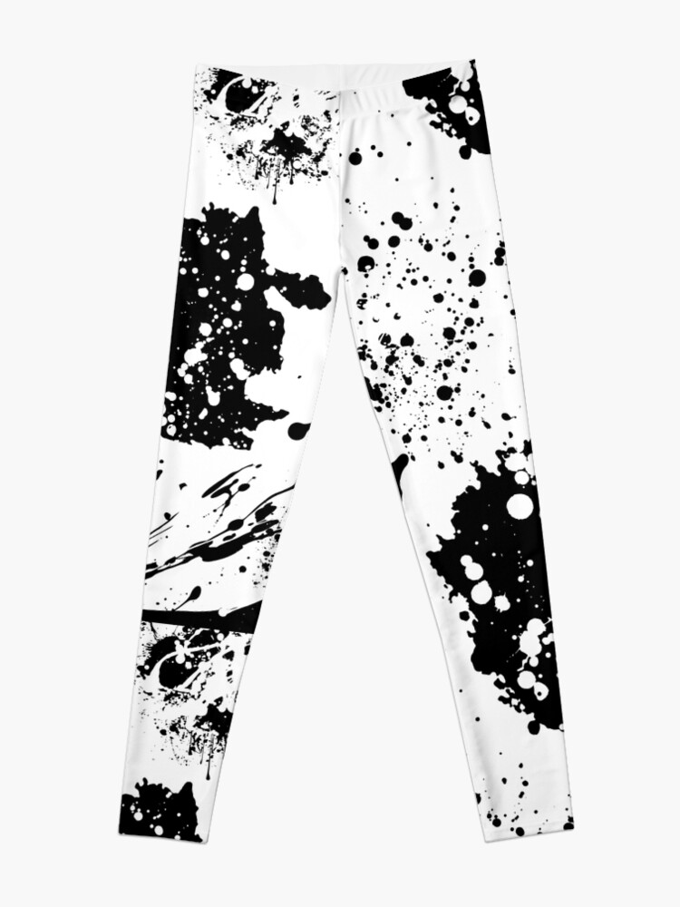 Black White Check Design Leggings – Niobe Clothing