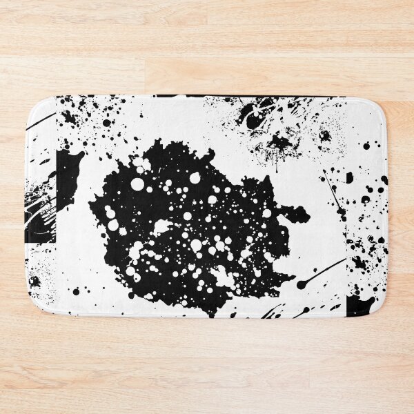 Item preview, Black and White Paint Splatter | Design designed and sold by WordsToArt.