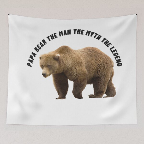 Item preview, Papa Bear The Man The Myth The Legend  designed and sold by Alexa5454.