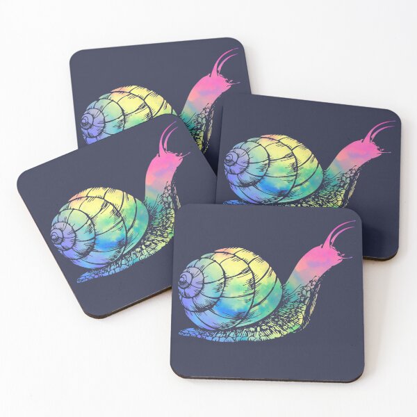 Item preview, Colorful Vintage Snail, Beautiful Artistic Snail designed and sold by Faty-Za.