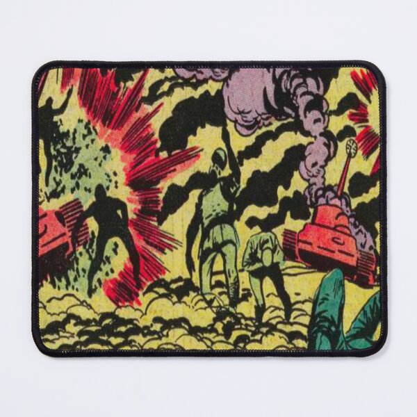 Item preview, War Explosion Tank Comic Book Art Design designed and sold by Candlewood Museum & Gift Shoppe.