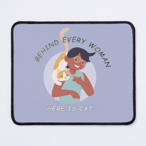 Item preview, Behind Every Strong Woman is her cat designed and sold by The Xlads Apparel ⭐.