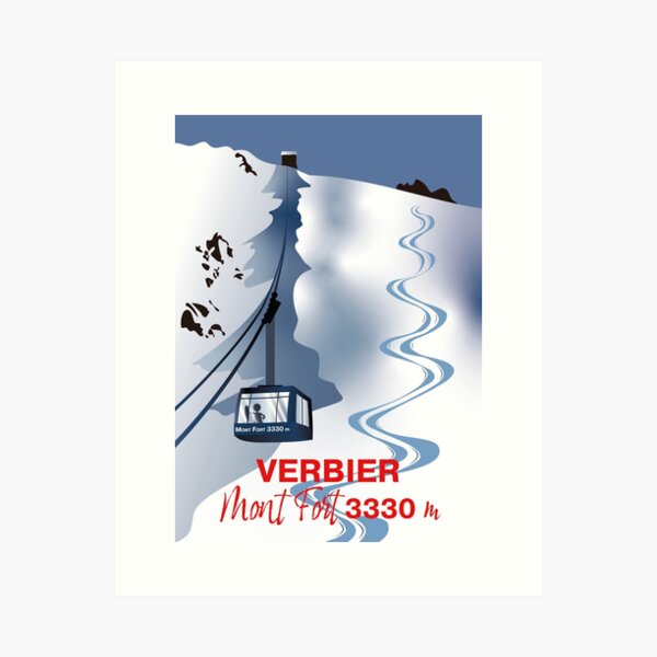 Item preview, Verbier Mont Fort 3330m Switzerland designed and sold by leewarddesign.