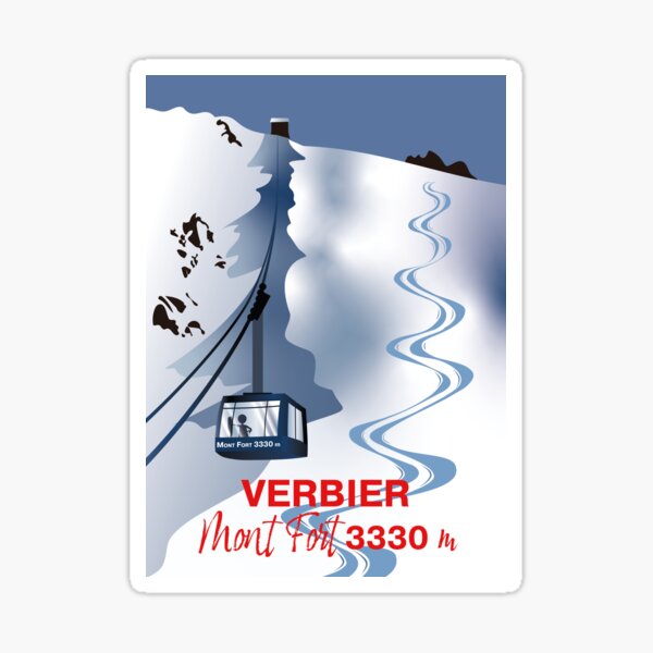 Item preview, Verbier Mont Fort 3330m Switzerland designed and sold by leewarddesign.