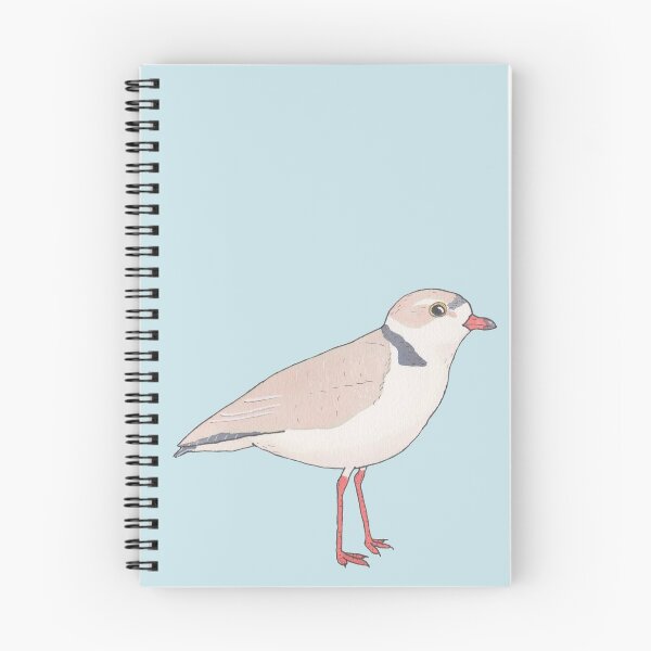 Item preview, Piping Plover bird species watercolor art designed and sold by TheWaterBirds.