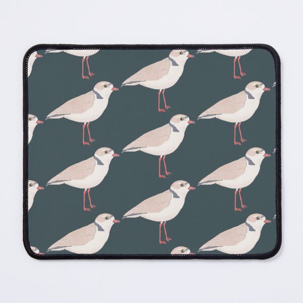 Item preview, Piping Plover bird species watercolor art designed and sold by TheWaterBirds.