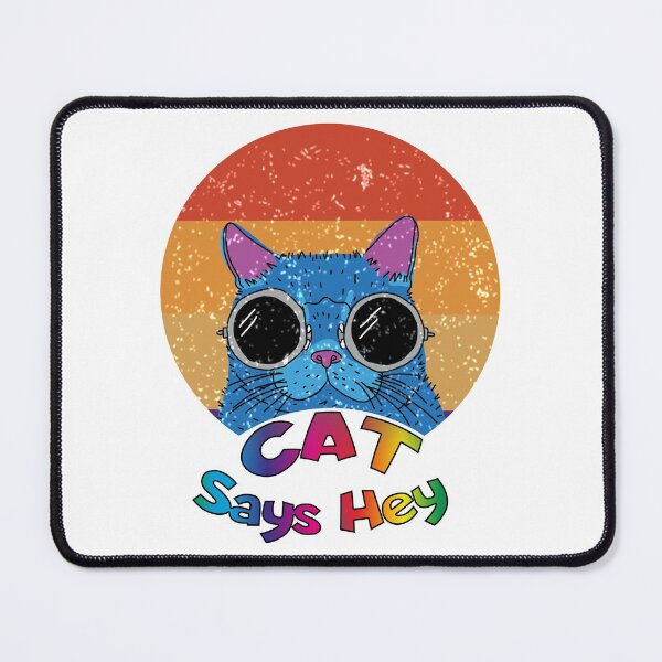 Item preview, Cat With Glasses Says Hey designed and sold by storefoxmix.