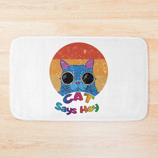 Item preview, Cat With Glasses Says Hey designed and sold by storefoxmix.
