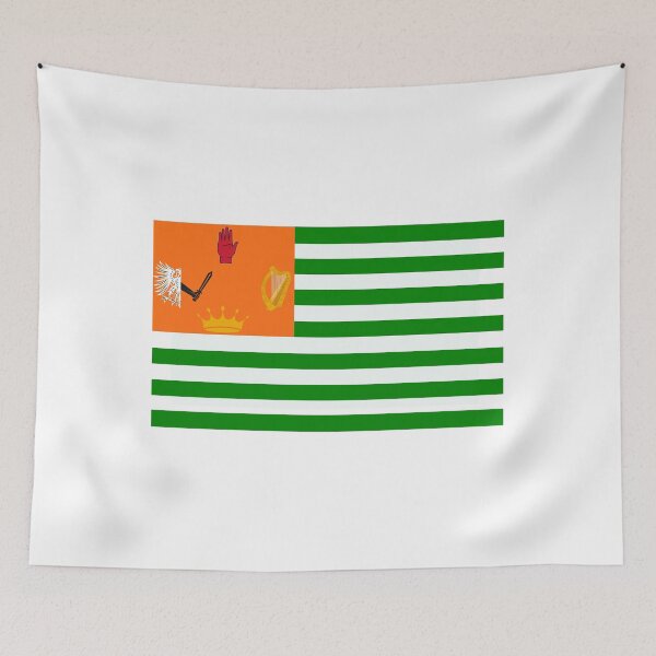 Item preview, Provincial Irish-American Flag designed and sold by Freihalt.