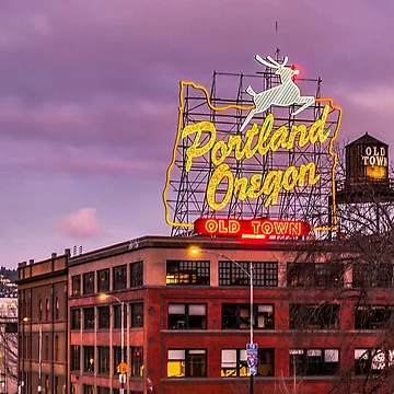 Artwork thumbnail, White Stag Sign by MaeSpringPhoto