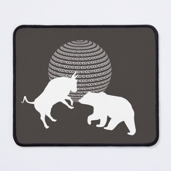 Item preview, Bear and Bull market- Funny gift – Market lover - Unique gift for stock market, crypto, options trader, forex traders and day traders  designed and sold by TradingTeesKids.