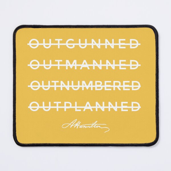 Item preview, outgunned, outmanned, outnumbered, outplanned (white) designed and sold by sara-who.