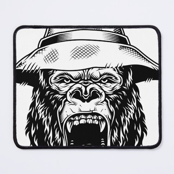 Item preview, Gorilla head in black designed and sold by PherppaXz.