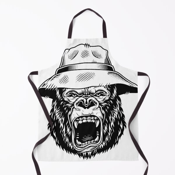 Item preview, Gorilla head in black designed and sold by PherppaXz.