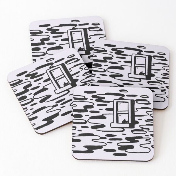 Item preview, window in the clouds, black designed and sold by Sophie  DeRosa.