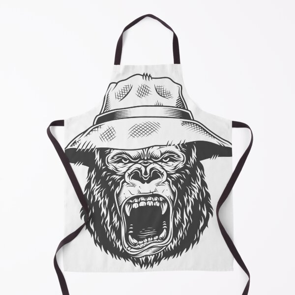 Item preview, Gorilla head in gray designed and sold by PherppaXz.