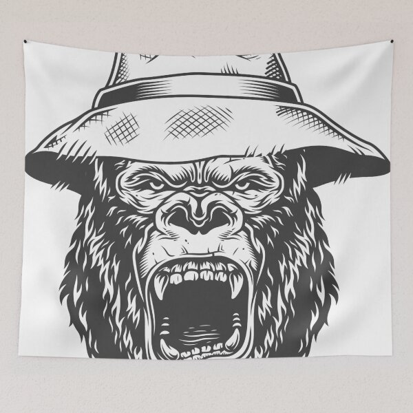 Item preview, Gorilla head in gray designed and sold by PherppaXz.