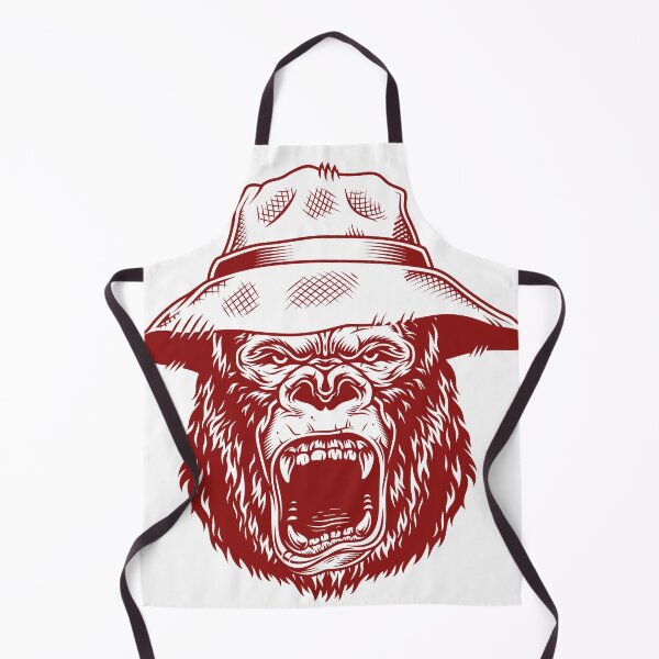 Item preview, Gorilla head in red designed and sold by PherppaXz.