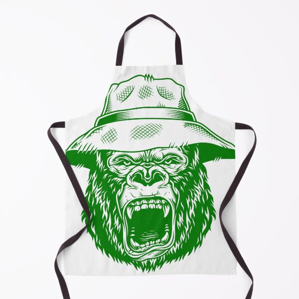 Item preview, Gorilla head in green designed and sold by PherppaXz.