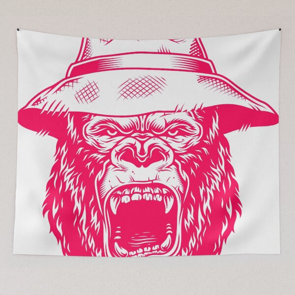 Item preview, Gorilla head in rose designed and sold by PherppaXz.