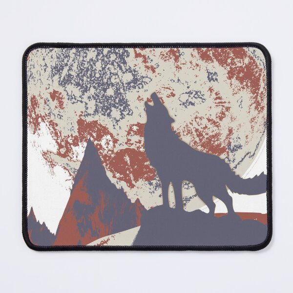 Item preview, Wolf Howling on Full Moon designed and sold by Ink Art Design.