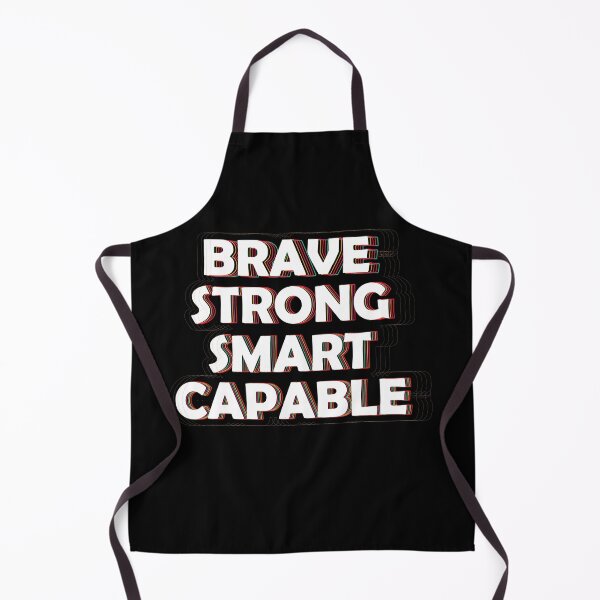 Item preview, Brave Strong Smart Capable: thanksgiving,wedding,event,christmas,santa,faith,motivation quotes. designed and sold by comeonyassine21.