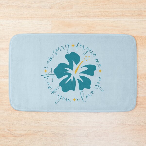 Item preview, HOOPONOPONO PRAYER WITH TEAL FLOWER (FORGIVENESS PRAYER) designed and sold by Mercurial Merkaba.