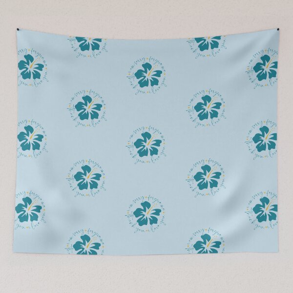 Item preview, HOOPONOPONO PRAYER WITH TEAL FLOWER (FORGIVENESS PRAYER) designed and sold by Mercurial Merkaba.