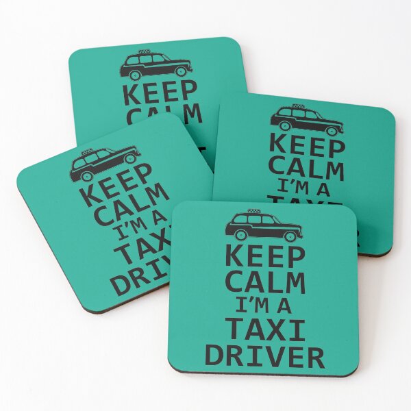Item preview, Keep Calm I'm A Taxi Driver. Funny Taxi Driver, Cab Driver, Uber Driver Design. designed and sold by DesignHouse07.