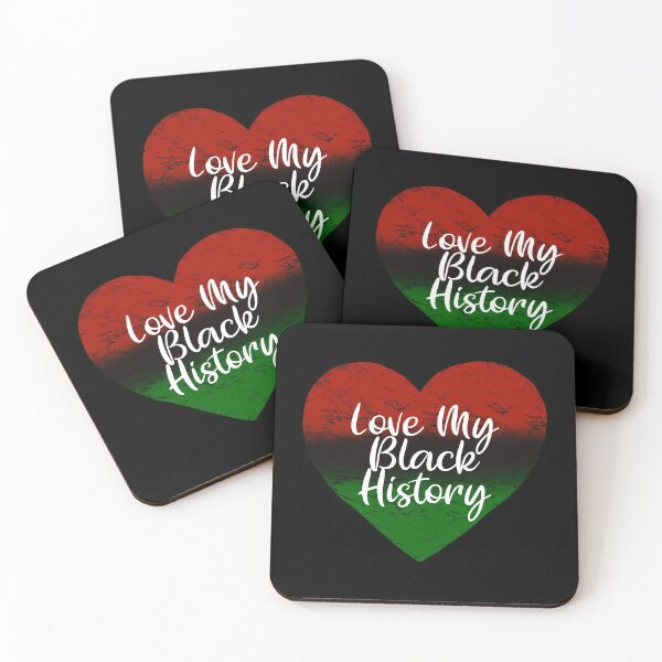 Artikelvorschau, Love My Black History Pan African Heart entworfen und verkauft von blackartmatters.
