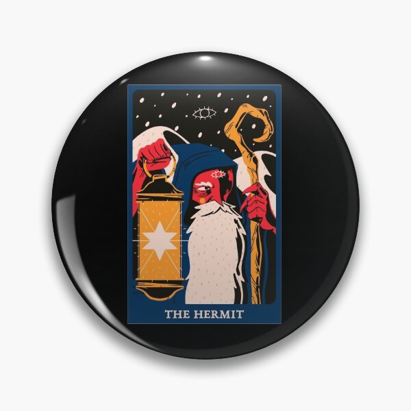 Item preview, The Hermit Tarot Card, funny hermit designed and sold by aydidi.