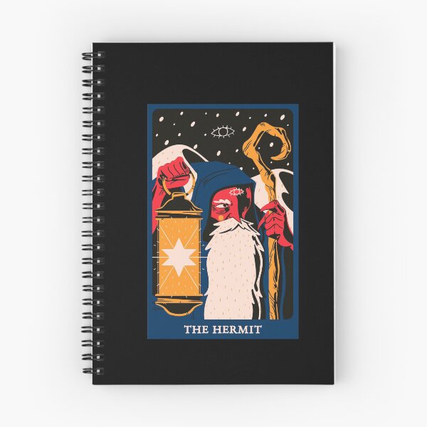 Item preview, The Hermit Tarot Card, funny hermit designed and sold by aydidi.