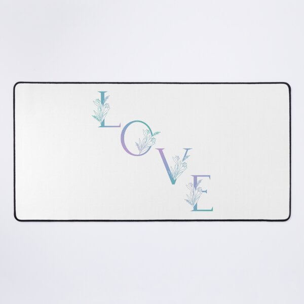 Item preview, Love Floral Letters. Green, Purple, Blue Love Spelling Letters designed and sold by silviaol.