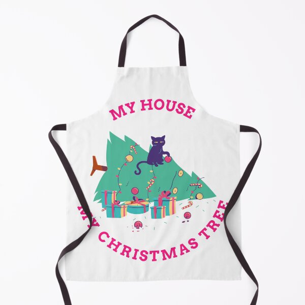 Item preview, My House, My Christmas Tree! Funny cats designed and sold by LaShantinPTY507.
