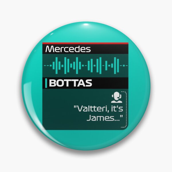 Item preview, Valtteri, it's James - F1 Team Radio Quote designed and sold by StickItOnPole.