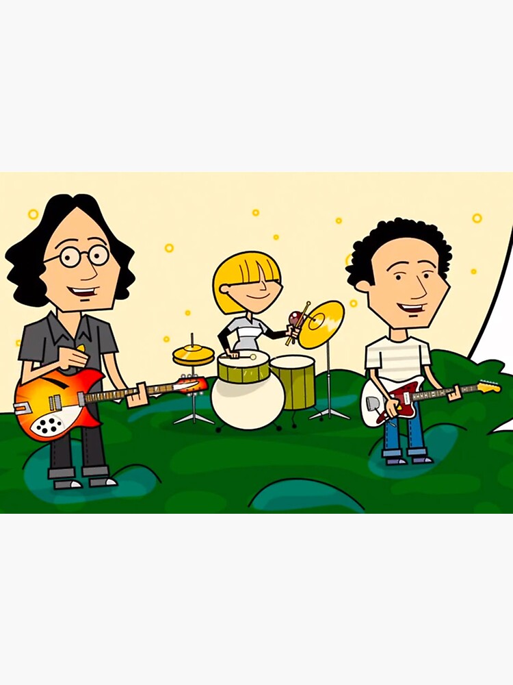 "Yo La Tengo Cartoon" Sticker for Sale by BulbulderShop | Redbubble