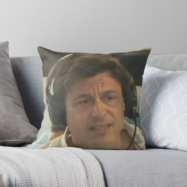 F1 Driver Face Pillow