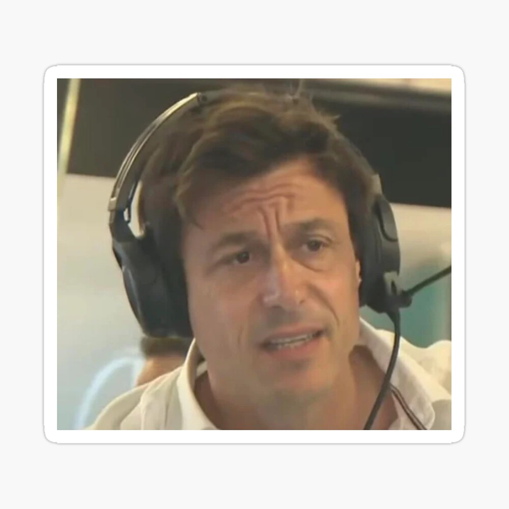 Confused Toto Wolff Poster For Sale By Yeeyeeinthechat Redbubble