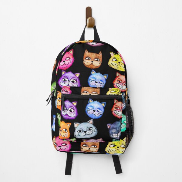 Item preview, Funny Watercolor Cute Cat Face Doodles designed and sold by Prawny.