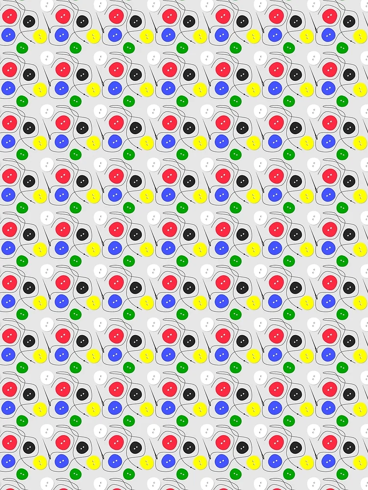 Thumbnail 3 of 3, Scarf, Buttons designed and sold by PatternDivision.