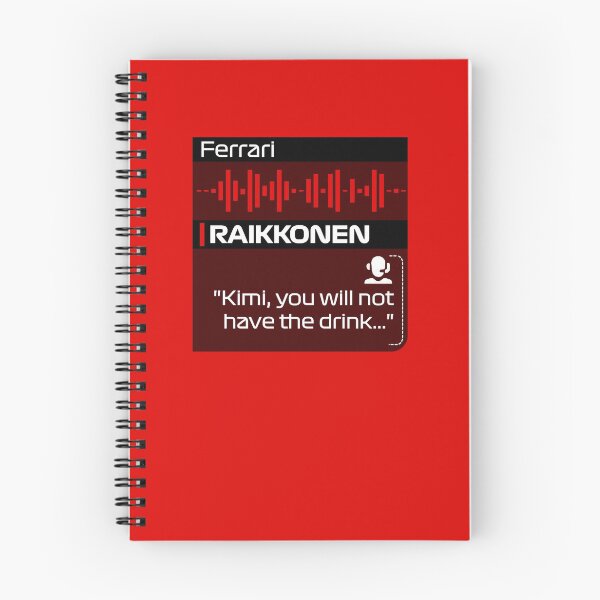 Item preview, No Drink for Kimi  - F1 Team Radio Quote designed and sold by StickItOnPole.