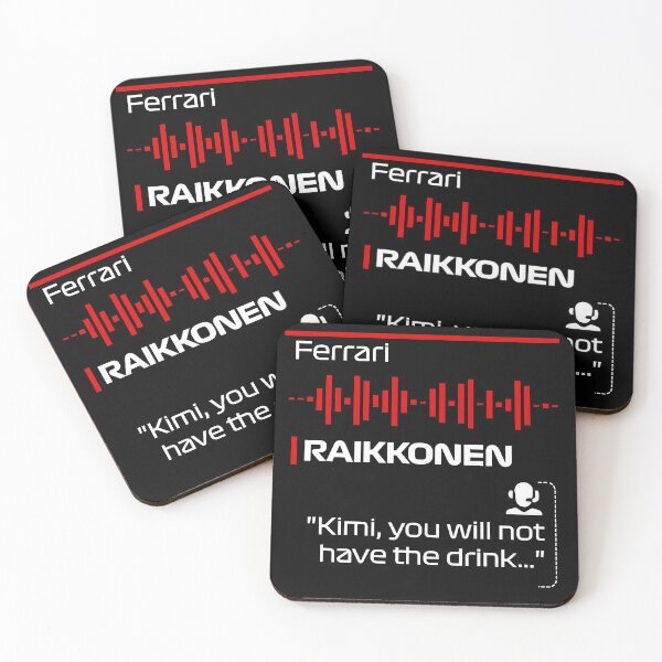 Item preview, No Drink for Kimi  - F1 Team Radio Quote designed and sold by StickItOnPole.