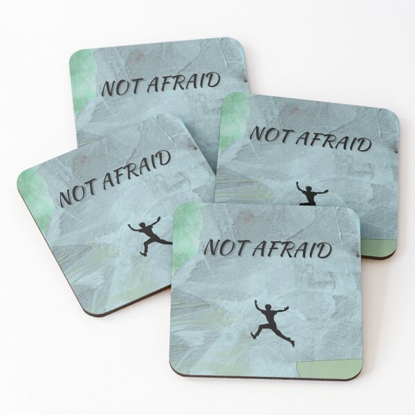 Item preview, Not afraid - minimalistic, motiviational parkour quote.  designed and sold by AEROSPACE-IND.