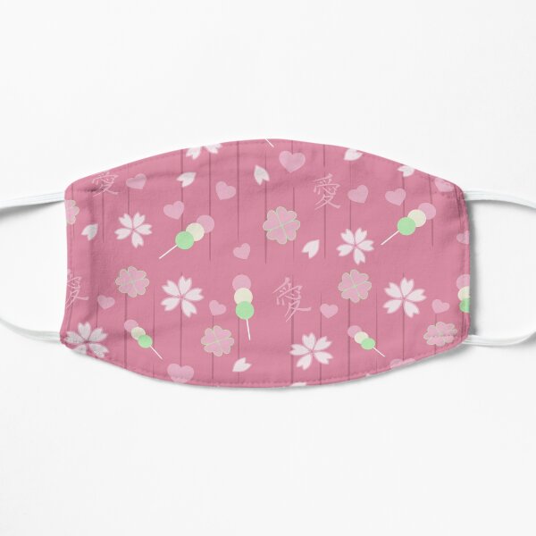 mitsuri kanroji pattern <3 Flat Mask